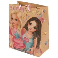 Пакет подарочный крафт M, 18 &times; 23 &times; 10 см