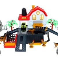 Парковка &laquo;Ферма&raquo;, амбар, вольеры, транспорт, животные