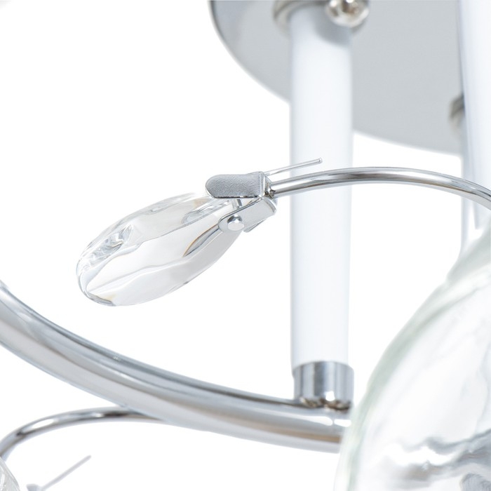 Люстра "Аиша" 5хЕ27 40Вт хром 58х58х27 см BayerLux