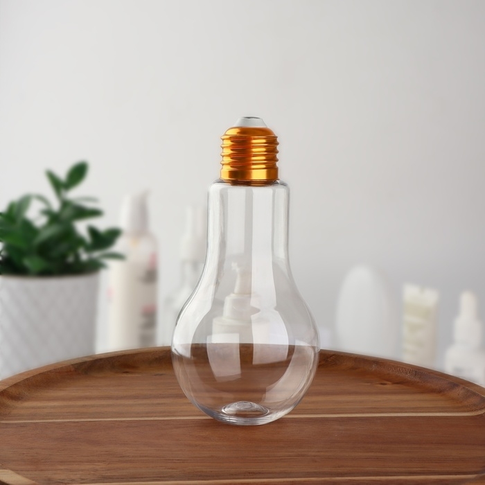 Бутылочка для хранения &laquo;Лампа&raquo;, 200 мл, цвет золотой