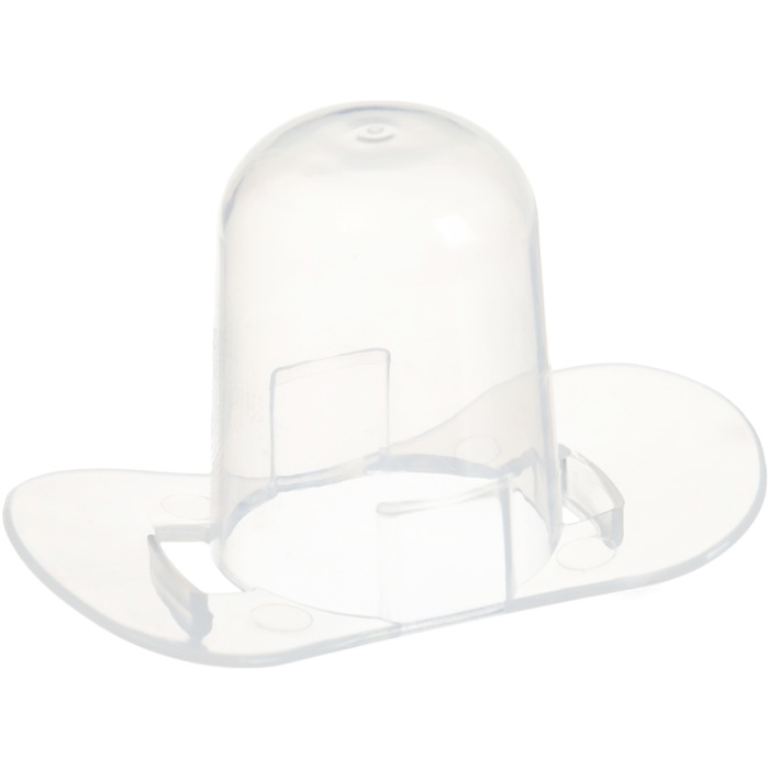 Соска - пустышка силиконовая ортодонтическая, от 3 мес., с колпачком, цвет МИКС