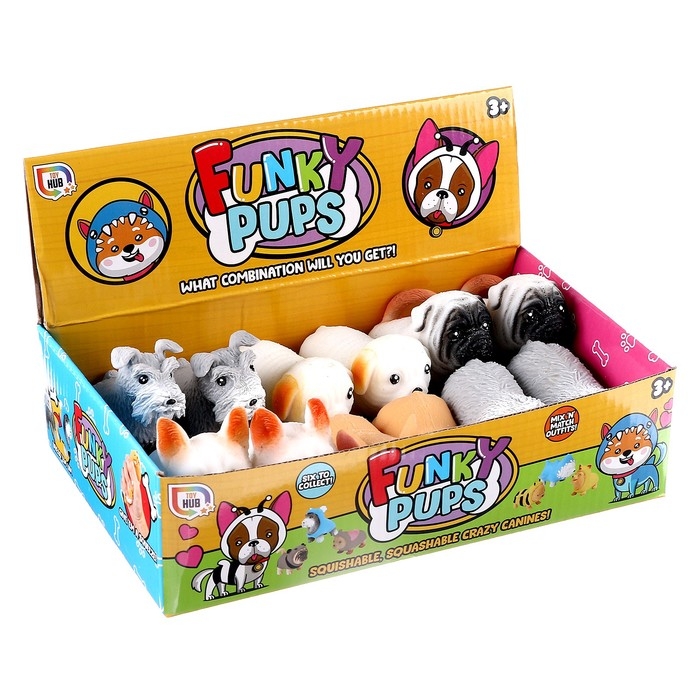 Мялка-тянучка &laquo;Собачка&raquo; с песком, виды МИКС