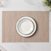 Салфетки сервировочные на стол Доляна &laquo;Энн&raquo;, 4 шт, 30&times;45 см, цвет бежевый