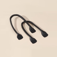 Ручки для сумки, пара, 44 &plusmn; 1 &times; 1 см, цвет чёрный