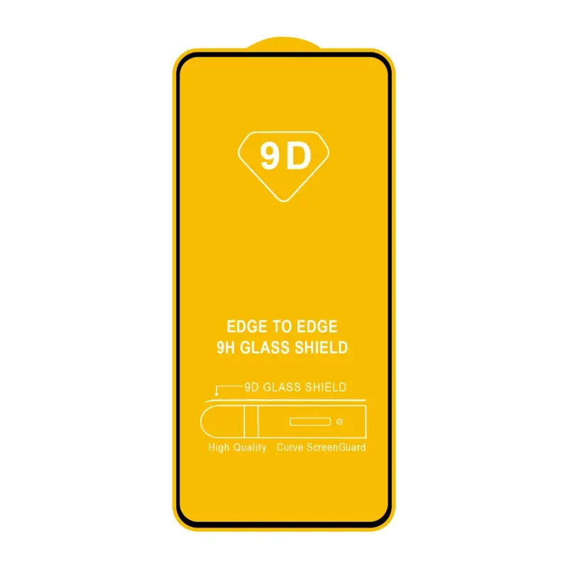 Защитное стекло Huawei Honor 10X Lite/P Smart 2021 с рамкой 9H Full Glue без упаковки (25 шт./уп.)