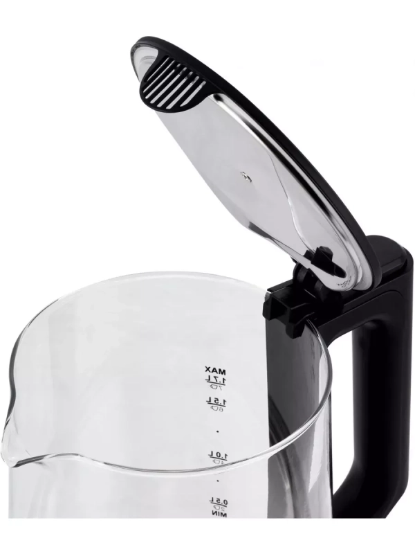 Чайник HYK-G8808 1,7л 2200Вт черный (стекло)