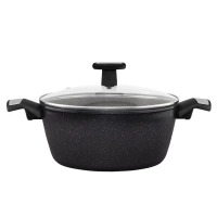 Кастрюля 4 литра Monolit-24C крышка индукция антипригарное