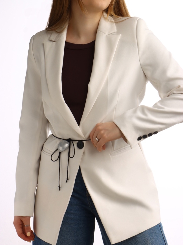 Портупея с кулоном &laquo;Сердечко&raquo; кожа, трансформер, цвет серебро, 150 см