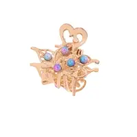 Крабик для волос &laquo;Адель&raquo;, бабочка, 2.5 см, золото