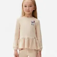 Термоаппликация &laquo;Кошка с цветком&raquo;, 5&times;5.7 см, розовая