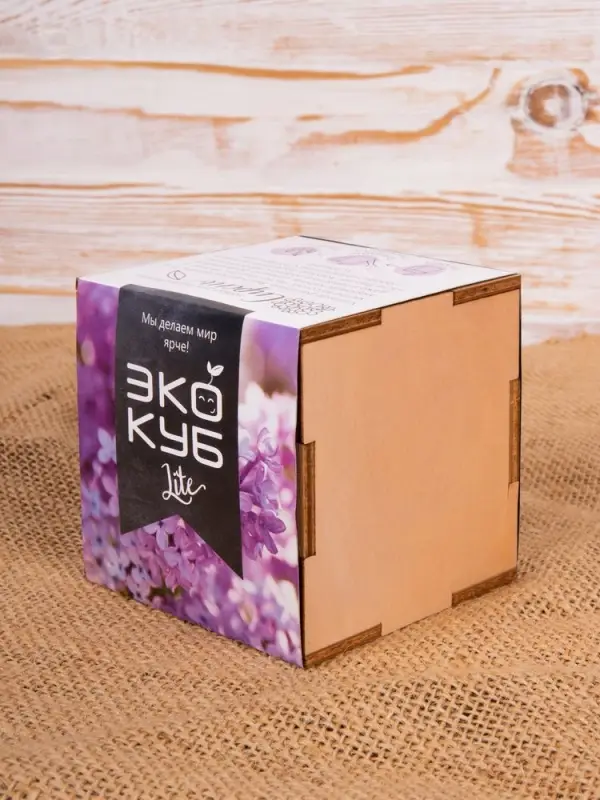 Набор для выращивания &laquo;Экокуб Lite&raquo;, сирень