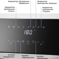 Аэрогриль электрический КТ-2290 - 12 л - 2000 Вт