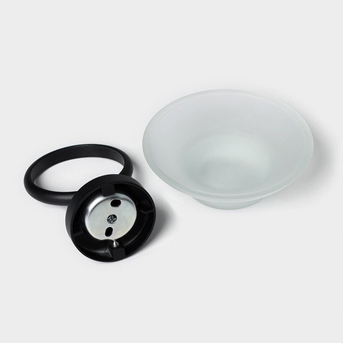 Мыльница настенная Штольц St&ouml;lz Loft basic, цвет чёрный