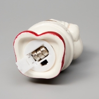 Светодиодная фигура "Дед мороз в свитере" 13.8х6х7, 1 LED, LR44x3(в компл.), Т/БЕЛЫЙ