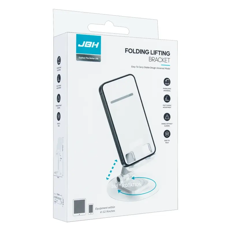 Настольный держатель для телефона  PH-01 JBH белый (100шт/кор)