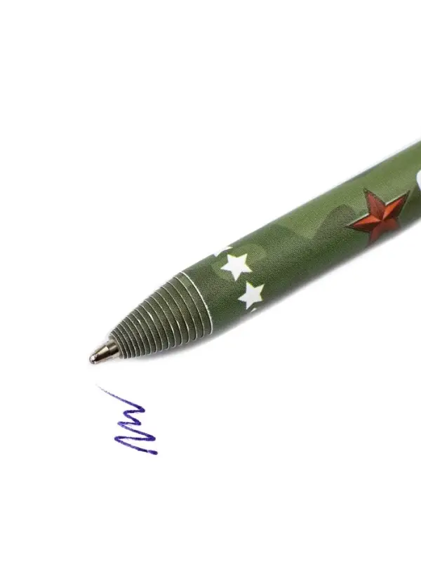 Ручка-эко, шариковая, синяя паста, 1.0 мм &laquo;Сила и отвага&raquo;