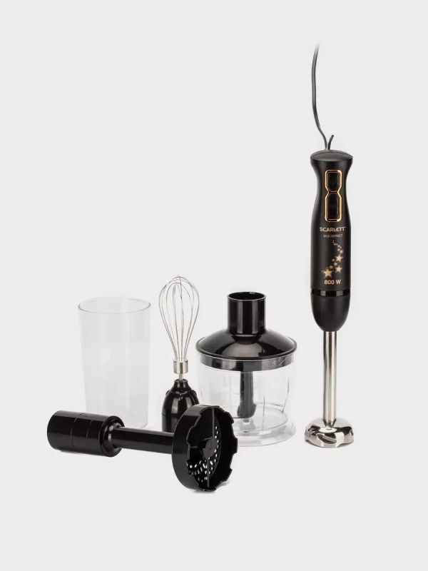 Погружной мощный блендер с насадками 800 Вт, SC-HB42M45