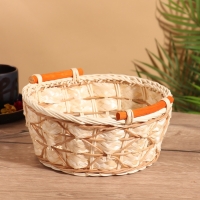 Корзина плетеная 23x22x10 см, ротанг