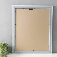 Фоторамка для фото 40х50 см "Luxe Elegance" пластик, серо-голубой, (пластик экран)