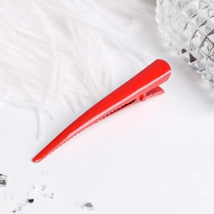 Зажим для волос &laquo;Уточка&raquo;, классика, 8 см, МИКС