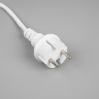 Гирлянда &laquo;Нить&raquo; 10 м, IP65, УМС, белая каучуковая нить, 100 LED, свечение тёплое белое, 220 В