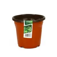 Горшок для рассады, 2.5 л, d=18 см, h=14.5 см, мягкий пластик, терракот, Greengo