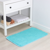 Коврик для дома Доляна &laquo;Пушистик&raquo;, 50&times;80 см, цвет лазурный