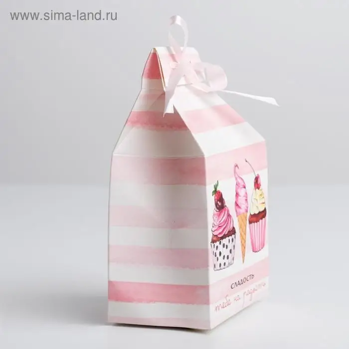 Упаковка кондитерская &laquo;Сладость&raquo;, 8 х 10 х 16 см