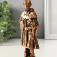 Фигура "Солдат" размер 15х6х3 см, гипс , винтажная бронза