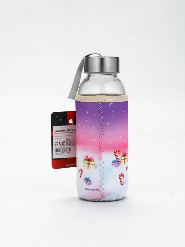 Бутылка для воды "Самое время", 350 мл