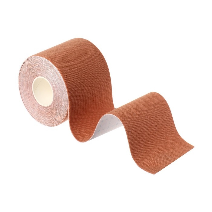 Кинезио - тейп, 5 см &times; 5 м, цвет бежевый