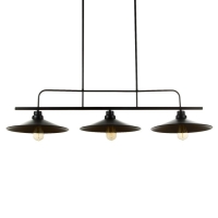 Люстра "Джозеф" 3x40W E27 черный 36x118x21,5 см BayerLux