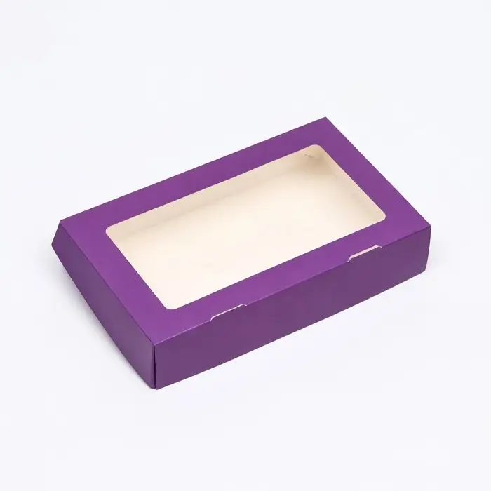 Контейнер на вынос, сиреневый, 20&times;12&times;4 см