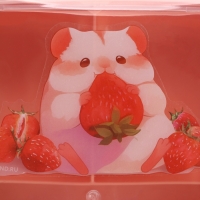 Ланч-бокс с клапаном, 3 секции, "Хомячок", 14 х 14 х 5 см