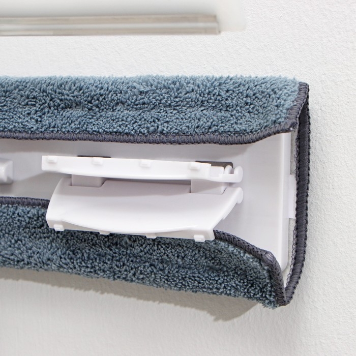 Окномойка бабочка Raccoon, стальная телескопическая ручка, микрофибра, поворот на 180&deg;, 40&times;10&times;118(150) см