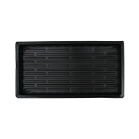 Поддон для рассады, 55 &times; 30 &times; 5,6 см, пластик, чёрный, Greengo