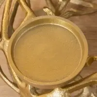 Подсвечник на 4 свечи &laquo;Венок Сплетение&raquo;, 29&times;29&times;11 см, алюминий