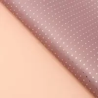 Плёнка матовая &laquo;Серебристый горох&raquo; песочный, бобовый, 0.58&times;0.58 м