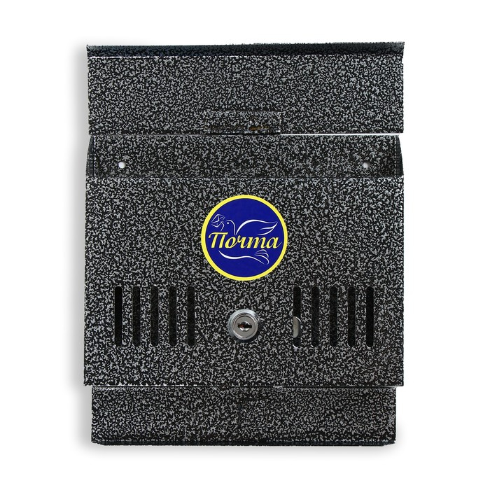 Ящик почтовый с замком, горизонтальный &laquo;Мини&raquo;, серебристый