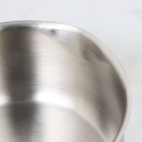 Ковш без крышки &laquo;Общепит&raquo;, 1 л, d=14 см, h=7 см, металлическая ручка, с теплораспределительным слоем, индукция