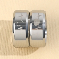 Кольцо &laquo;Сердечко&raquo; , парные 2 шт, 7 х 9 см