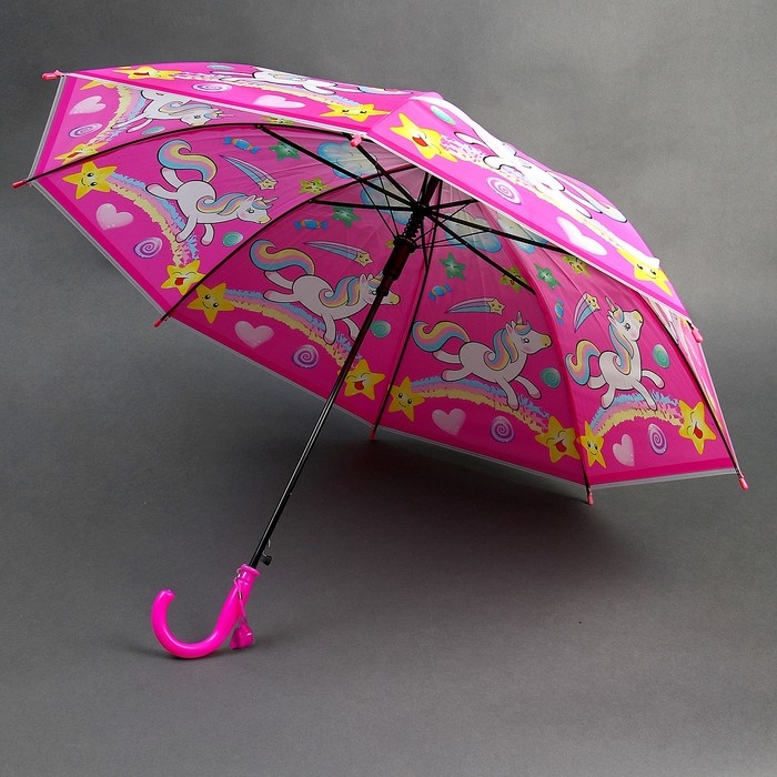 Зонт детский &laquo;Единорог&raquo;, r= 46 см