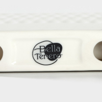 Набор керамический для специй на бамбуковой подставке BellaTenero &laquo;Герда&raquo;, 3 предмета: солонка 120 мл, перечница 120 мл, салфетница, цвет белый