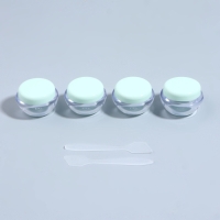 Набор для хранения, 6 предметов, 10 мл, цвет прозрачный/зелёный