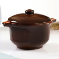 Бульонница с крышкой "Псковская" 0,5л / 11,5х13см, былина