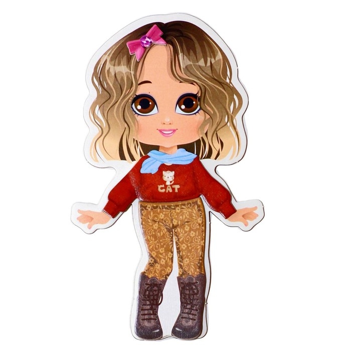 Магнитная игра &laquo;Одевашки. Модная девчонка. Ксюша&raquo;