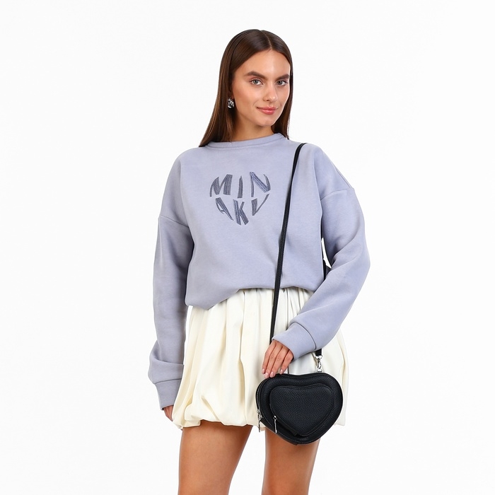 Сумка женская кросс-боди на молнии, цвет чёрный