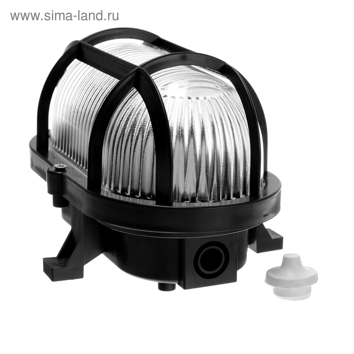 Светильник TDM НБП 02-60-004,"Евро", Е27, 60 Вт, IP54, защитная сетка, чёрный