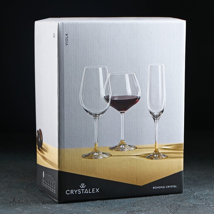 Набор бокалов для шампанского &laquo;Виола. Elements&raquo;, 190 мл, 6 шт