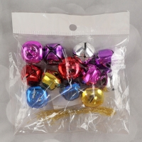 Бубенчики, набор 12 шт., размер 1 шт. - 2.5&times;2.5 см